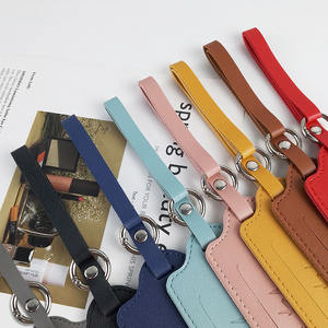 Étiquettes de bagage en cuir PU souple, personnalisées, de luxe, résistantes à l'eau et écologiques, avec logo sur mesure pour bagages à main ou à roulettes – Vente en gros - Product Image 5