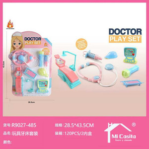 Gioco educativo di finzione del medico di apprendimento per bambini per ragazze Set di giochi di ruolo in plastica assortiti da dentista - Product Image 1