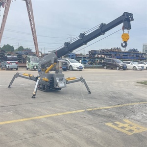 Trong nhà ngoài trời sử dụng cần cẩu mái nhện nhỏ Cần Cẩu Bánh Xích nhỏ cần cẩu di động gấp Honda động cơ JN-SPT thương hiệu 7m nâng chiều cao - Product Image 6