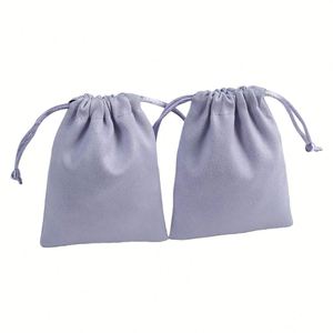 Exquisite Drawstring Cosmetic Bag New Spot Flannel Lipstick and Jewelry Storage Recyclable for Necklaces and <b>Watches</b> - Product Image 6