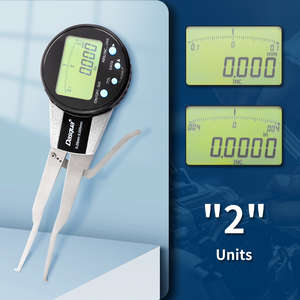 Dasqua High 0.200"-1.0"/5-25mm Measuring <b>Range</b> 0.0002" Resolution Digital Internal Diameter Caliper Gage 5811-1000 Internal Diam - Product Image 1
