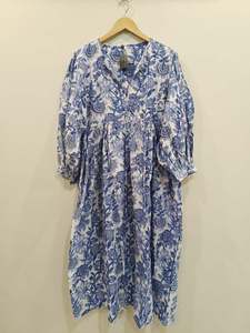 Robe midi en coton imprimé floral style Kyra, légère et décontractée pour femmes - Product Image 4