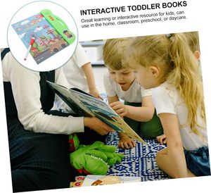 Child Educational Electronic Touch Sound Book <b>Learning</b> <b>Machine</b> E-Book Reader My English Kids 16-Pages Educational Toy - Product Image 3
