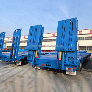 Bonne qualité 3 4 <span class=keywords><strong>essieux</strong></span> 60 100 120 tonnes hydraulique extensible col de cygne bas lit chargeur plate-forme Lowbed semi-<span class=keywords><strong>remorque</strong></span> à vendre - Product Image 5