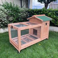 Clapier extérieur Lapin Poulailler de luxe Pet House en bois
