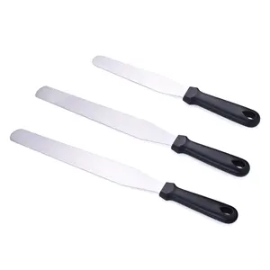 Professional Stainless Steel Cake Decorating Frosting Spatulas Straight Cake Icing Spatula Set Baking & Pastry Tools