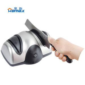 Homax Electric Knife Sharpener Stainless Steel Multi Grit Battery Powered Kitchen Tool - Product Image 2
