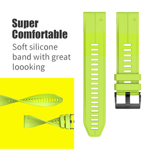 <span class=keywords><strong>Quickfit</strong></span> 22mm <span class=keywords><strong>26mm</strong></span> <span class=keywords><strong>Bracelet</strong></span> officiel en Silicone pour <span class=keywords><strong>Garmin</strong></span> Mk3i 51mm Mk2i/Mk1 MARQ Gen 2 <span class=keywords><strong>Bracelet</strong></span> pour <span class=keywords><strong>Garmin</strong></span> Epix Pro Enduro - Product Image 2
