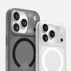 เคสโทรศัพท์แม่เหล็กแบบบางหรูหรา ผิวด้านโปร่งแสง สำหรับ iPhone 17 15 16 Pro Max พร้อมกรอบรูปถอดได้ ป้องกันแรงกระแทก ฝาหลังแข็ง - Product Image 2