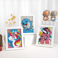 Kit de production de peintures diamantées complètes pour enfants, peintures diamantées DIY, décoration de salon, peintures diamantées artistiques
