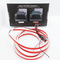 Bande lumineuse décorative d'ambiance pour voiture Bande LED étanche 12V (1.2M/1.6M/1.8M) | Lumière de capot DRL flexible pour la décoration automobile
