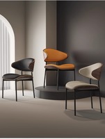 Ensemble de table à manger rectangulaire noire de style vintage moderne Mobilier métallique de luxe simple pour la maison Hôtel Grande cuisine Salon