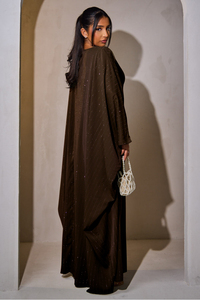 Abaya Islamica di Lusso Dubai all'Ingrosso, Vestito Musulmano con Farfalle, Elegante Abito Modesto con Strass per Eid 2025 - Product Image 2