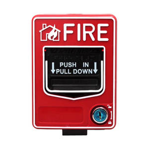 Herkömmlicher Feueralarm Manueller Ruf punkt Not knopfs chl üssel Zurücksetzen Manueller Zug station Feueralarm - Product Image 2
