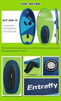 2026 usine océan Sports nautiques point de goutte unisexe Surf gonflable Hydro feuille ensemble cerf-volant aile hydroptère conseil