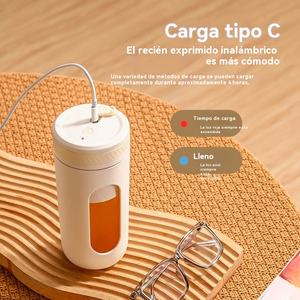 Presse-agrumes Machine Batterie Portable Blender Accessoires de cuisine électrique Mélangeur lent Presse à <span class=keywords><strong>jus</strong></span> d'agrumes Orange <span class=keywords><strong>Jus</strong></span> <span class=keywords><strong>Jus</strong></span> - Product Image 3