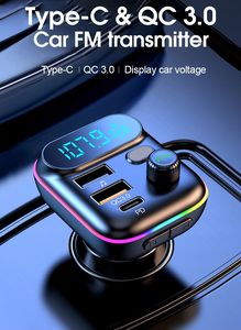 T70 Bộ Sạc Nhanh Cho Xe Hơi QC 3.0 PD Mẫu Mới Bộ Phát Fm Thẻ Bluetooth & TF Điện Thoại Bộ Tải Thanh USB Cho Xe Hơi Máy Nghe Nhạc Mp3 - Product Image 3