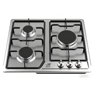 Estufa de Gas de 3 Quemadores Integrada Ksun de Alta Eficiencia, Ahorro de Energía, Duradera, de Acero Inoxidable, Impermeable, para Uso Doméstico y en Hoteles - Product Image 1