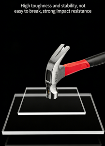 Tarımsal Seralar ve Park Çatıları için Özel Boyutlu Modern Isıya Dayanıklı Akrilik Katı Levha Bükülebilir Şeffaf Akrilik Panel - Product Image 3