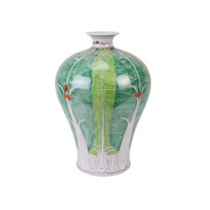 Vase en porcelaine antique <span class=keywords><strong>de</strong></span> Jingdezhen, peint à la main, motif chou et papillon, ornement en céramique <span class=keywords><strong>de</strong></span> collection pour la décoration intérieure - Product Image 5