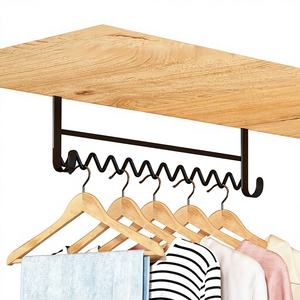 Porte-vêtements <span class=keywords><strong>suspendu</strong></span> pour <span class=keywords><strong>lit</strong></span> <span class=keywords><strong>de</strong></span> dortoir sans perçage, porte-vêtements monté sur le <span class=keywords><strong>cadre</strong></span> du <span class=keywords><strong>lit</strong></span> pour les lits superposés universitaires, conception à forte capacité <span class=keywords><strong>de</strong></span> charge - Product Image 4