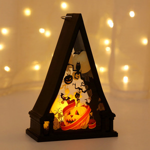 Lumière de vent de bougie d'électron de Led pour Noël et Halloween Crâne Citrouille Père Noël Décoration Lumière pour Halloween Gothique - Product Image 6