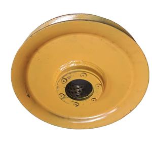 Pièces de machines de construction : Accessoires pour foreuses rotatives – Poulie de treuil à câble en acier - Product Image 1