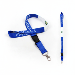 20.5\" GUATEMALA <b>Lanyard</b> 600PCS 50DZ/CS Durable <b>Polyester</b> & Nylon Material - Product Image 2