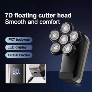 เครื่องโกนหนวดไฟฟ้าแบบพกพาสำหรับผู้ชาย CITICITY หัวโกน 5 ใบมีด พร้อมจอ LED แสดงผลแบบมัลติฟังก์ชั่น ชาร์จไฟได้ ใช้ในบ้านได้ ระดับมืออาชีพ - Product Image 2
