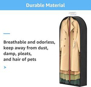 กระเป๋าเสื้อผ้าไม่ทอทนทานผ้าคลุมพับเก็บได้เป็นมิตรกับสิ่งแวดล้อมพิมพ์โลโก้ออกแบบได้ตามที่ต้องการ - Product Image 2