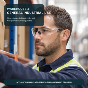 <span class=keywords><strong>Gafas</strong></span> <span class=keywords><strong>de</strong></span> <span class=keywords><strong>Seguridad</strong></span> Transparentes Envolventes al por Mayor, Lentes Protectoras Industriales con Lente Panorámica y Almohadillas Nasales Suaves - Product Image 5