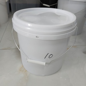 Offre Spéciale seaux en plastique noir 5L-25L avec poignée et couvercle seau carré de qualité alimentaire pour usage quotidien ou chimique - Product Image 4