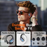 Headset Nirkabel BX27 Baru BT5.4, Earbuds TWS Anti Air, Gaming In-ear, dengan Case Pengisian Daya LED