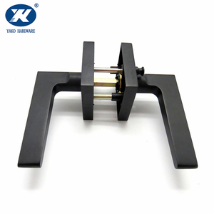 USA thị trường Matt đen <span class=keywords><strong>L</strong></span> Quảng trường Thiết kế Heavy Duty phòng tắm sự riêng tư LEVER Door Lock - Product Image 6