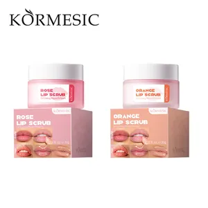 Private Label KORMESIC ROSE ORANGE feuchtigkeit spendende Lippe SCRUB zur Entfernung abgestorbener Haut, Anti-Trocken-Rissbildung, verblassende Lippen linien erweichen Cutin