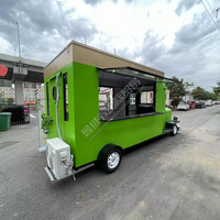 Remorque alimentaire personnalisée Camion à bière Camion à vin Crème glacée Café Pizza Chariot à hot-dogs Bar mobile vintage à vendre