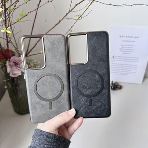 Sang Trọng Da Từ Tính Sạc Lại Bìa Xu Hướng Mới Điện Thoại Di Động Chống Sốc Trường Hợp Với Vải Cho <span class=keywords><strong>Oneplus</strong></span> 13R 12R 11R 10R 9R - Product Image 3