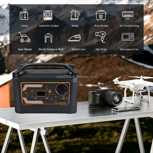 Station d'alimentation portable 555WH 1000W avec batterie LiFePO4, générateur solaire à onde sinusoïdale pure et contrôleur MPPT - Product Image 3