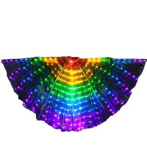 Bestdance Large Colored Belly <strong>Dance</strong> LED Wings Dresses Costume <strong>Oriental</strong> Dancing <strong>Accessory</strong> - Product Image 2