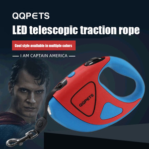 Hot Selling Pet <b>Dog</b> LED Automatic <b>Retractable</b> Towing Rope Luminous <b>Retractable</b> Nylon <b>Dog</b> Leash - Product Image 4