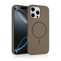 Nouvelle coque de téléphone en silicone avec charge sans fil pour iPhone 16 17 18 Coque de téléphone magnétique en silicone pour iPhone 15 14 13 12 Pro
