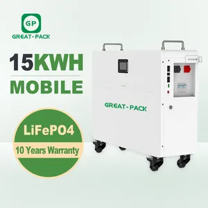 การจัดเก็บพลังงานแสงอาทิตย์ 280Ah LifePO4 ชุดแบตเตอรี่ 15KW 48V 300Ah แบตเตอรี่ลิเธียมในสต็อก