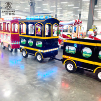Prix de gros Jeux pour enfants pour 24 personnes Centre commercial pour enfants Manèges dans un parc d'attractions Train électrique sans rail