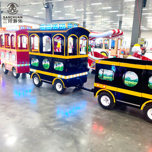 Prix de gros Jeux pour enfants pour 24 personnes Centre commercial pour enfants Manèges dans un parc d'attractions Train électrique sans rail - Product Image 3