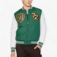 Veste d'hiver classique et tendance pour homme, en Spandex/Polyester, respirante, brodée, réversible, style vintage, vente en gros
