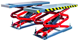 <span class=keywords><strong>Ciseaux</strong></span> élévateurs doubles 3,5t, élévateur à <span class=keywords><strong>ciseaux</strong></span> souterrain ultra-plat, machine de levage hydraulique pour voitures 2,2kW 380V/220V-GE 3518 - Product Image 2