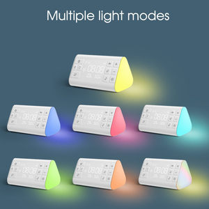 Sveglia con Rumore Bianco e Altoparlante Intelligente, Dispositivo Terapeutico per l'Insonnia con Illuminazione Ambientale a 7 Colori e 35 Melodie Rilassanti - Product Image 5
