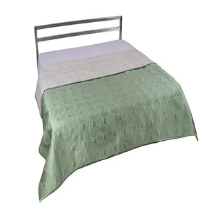 Indiase 100% Katoenen Satijnen Sprei Gewatteerd Beddengoed Set Thuisgebruik Quilt Zomer Sprei Set