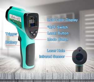 Le thermomètre <span class=keywords><strong>infrarouge</strong></span> MT-4606-C Pro'skit mesure avec précision la température des climatiseurs, des alimentations CPU et des congélateurs - Product Image 4