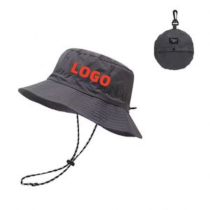 Sombrero de Pescador Impermeable con Protección UV, Gorra de Pesca con Logotipo Personalizado, Protección Solar para Verano, Camping, Senderismo, Montañismo, con Bolsa de Almacenamiento - Product Image 1